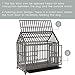 LUCKUP Heavy Duty Dog Cage Strong Metal Kennel and Crate for Medium and Large Dogs, Pet Playpen with Four Wheels,Easy to Install,48 inch,Black ... ...