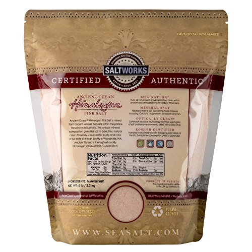 Ancient Ocean Himalayan Pink Salt, Extra Fine Grain, 5 Pound Bulk Bag - Image 3
