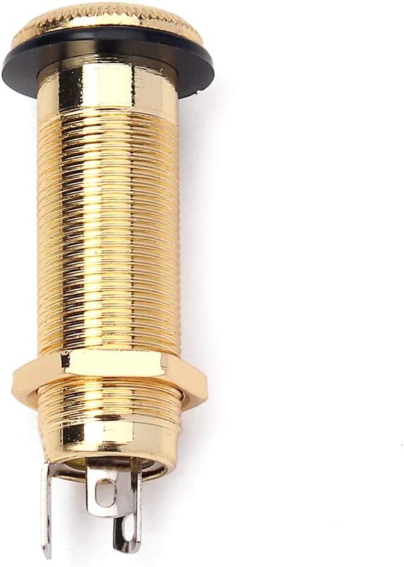 1 Piece Stereo Long Threaded Output Jack For Ibanez Electric Guitar Bass ( #0397 ) MADE IN KOREA - Foto 9