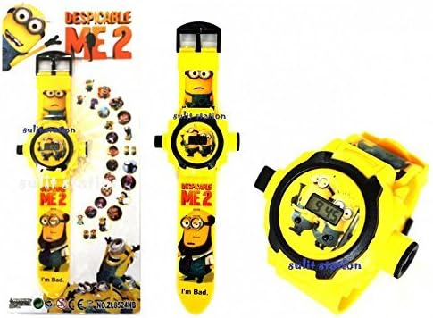 Rvold 24 Images Projector Kid's Digital Toy Watch - Minions