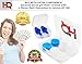 Reusable HQ Earplugs Set | Soft Silicone | Waterproof | for Swimming, Sleeping, Snoring, Concert, Shooting | Moldable Putty Ear Plugs, for Kids & Adults. Noise Cancelling & Work Protection (Set W/B)