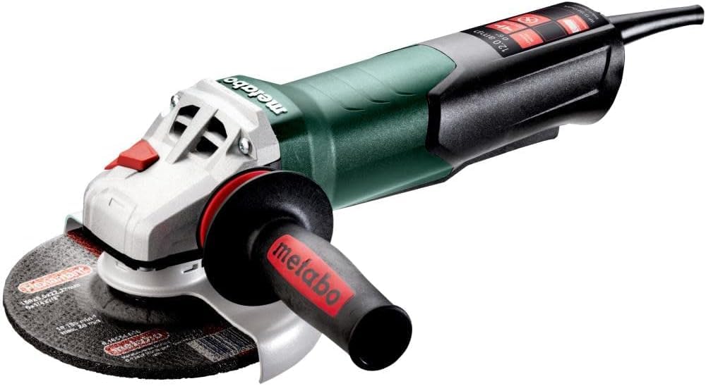 Metabo Angle Grinder 6", 12 AMP Motor, 10,000 RPM