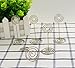 Artliving 12pcs Place Card Holder Memo Holder Clip Photo Holder Table Number Holder Round Shape Silver