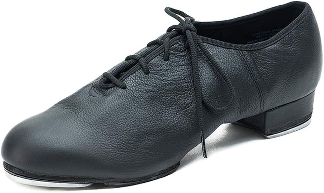Women's Tap Shoes Leather Dancing Shoes Jazz Shoes for Girls Ladies, Black Amazon.co.uk Shoes