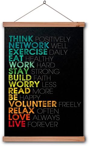 Virgin Trends Fine Antique Solid Wood Poster Hanger, Picture Frame with Poster