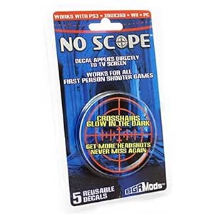 No Scope Glow in the Dark TV Decal