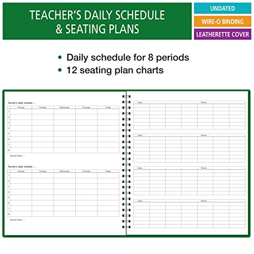 6 Period Extra Large Teacher Lesson Plan; Days Horizontally Across The Top (King Plan) Pricepulse