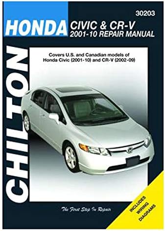 Honda Civic (2001-11) and CR-V (2002-11) Repair Manual (30203)