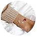 CHOA 3D Rose Bracelet,Charm Gold Silver Personalized Rose Pendant Bracelet for Women Girls (red Rose Rose Gold)