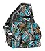 Showman Real Oak Camouflage Deluxe Insulated Nylon Western Saddle Bag (Teal)thumb 1