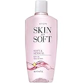 Avon Skin So Soft Soft & Sensual Bath Oil 16.9 fl oz Moisturizing Argan Body Oil for Hydrated, Glowing Skin