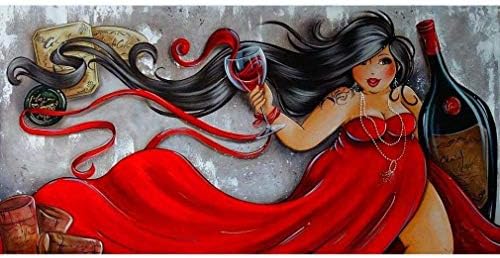 Windoson DIY 5D Diamond Painting Kit, Vacation Lady Rhinestone Painting Cross Stitch Kit 5D Diamond Embroidery Arts Home Wall Decor (D)