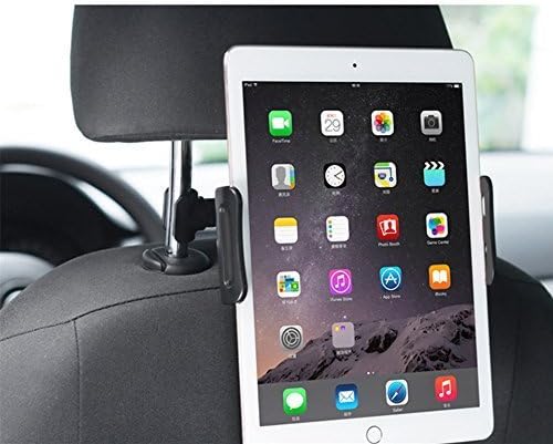 Meer 360 Degree Adjustable Rotating Headrest Car Seat Mount Holder for Phone/iPad Mini/2/3/4, iPad Air, Samsung Galaxy Tab, Tab Pro and other 4 -11 Inches Tablets