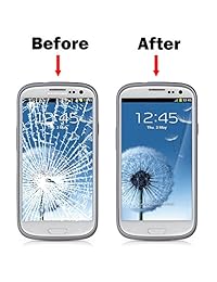 Display para Samsung Galaxy S3 Protector de Kit de repuestos 12 piezas incl paño de limpieza de herramientas Pre Cut Pegatina Suction Cup Wire MMOBIEL, Blanco