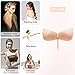 Strapless Self Adhesive Bra, Push Up Invisible Silicone Bras with Drawstring