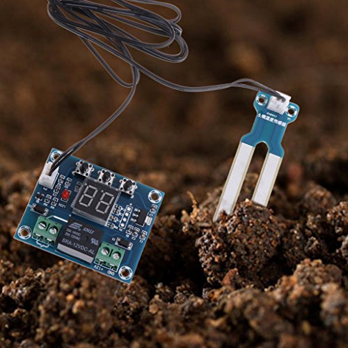 Qisuw 12V Soil Humidity Sensor Automatic Watering Controller Irrigation System Module - Thumbnail 2