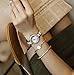 MAMONA Women's Watch Bracelet Gift Set Crystal Accented Ceramic/Stainless Steel L68008GT (Rose Gold)