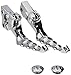 Kuryakyn 1060 Motorcycle Handlebar Accessory: Zombie Clutch and Brake Trigger Levers for 2004-13 Harley-Davidson Sportster Motorcycles, Chrome, 1 Pair