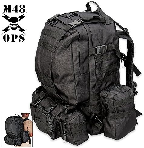 M48 OPS Gear Assault Pack Black