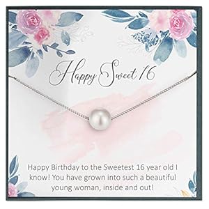 Sweet 16 Swarovski Pearl Necklace