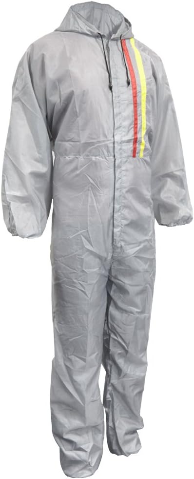 Reusable Jumpsuit, XXL For body size 188-194 cm, gray, work overalls Protective Suit Reusable Jumpsuit Paint Suit Suit Work Overalls Protective Suit Work Suit Work Overalls Overalls (XXL) - Image 4