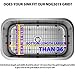 Serene Valley Kitchen Sink Bottom Grid and Sink Protector NDG3019, 304 Premium Stainless Steel, dim 26