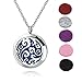 Aromatherapy Essential Oil Diffuser Necklace Locket Pendant Jewelry with 316L Surgical Steel 24