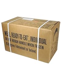 MREs (Meals Ready to Eat) caja A, menús militares