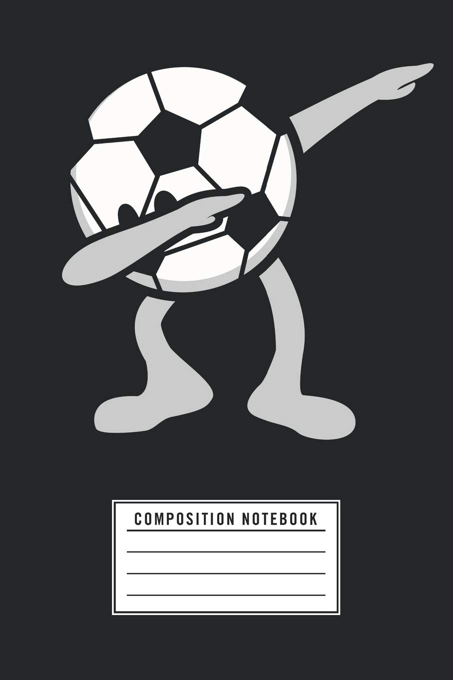 Composition Notebook: Cool Soccer Journal Wide Ruled Dotted Line Dabbing Soccer Notebook Gift