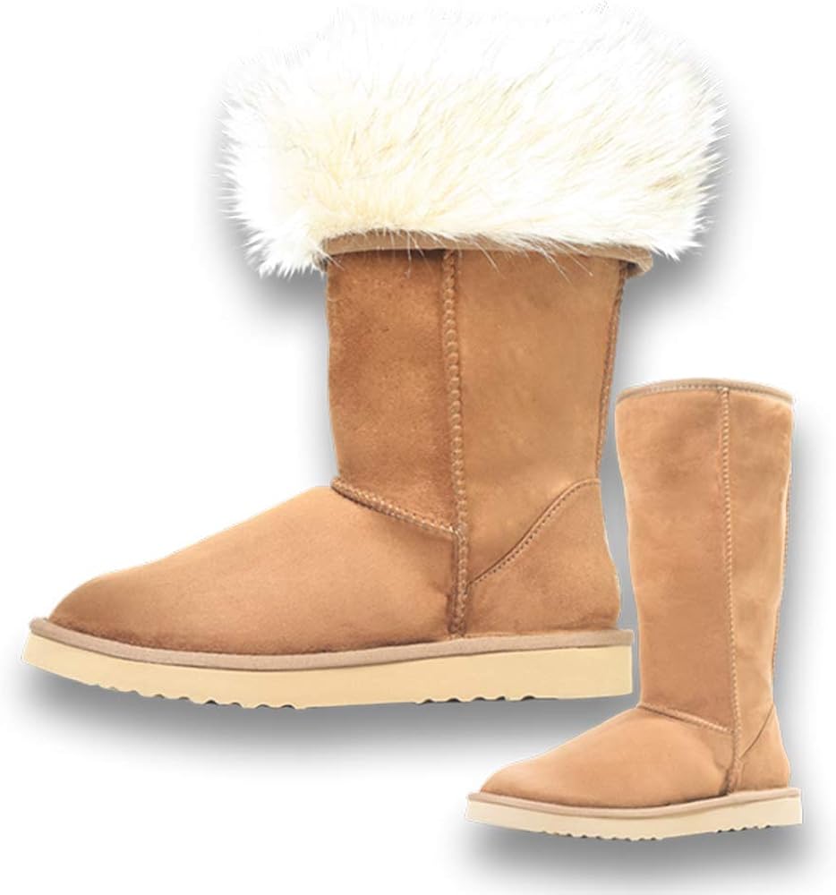 vegan fur lined boots