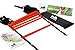 REEHUT Agility Ladder w/Free User E-Book + Carry Bag - Speed Training Equipment (Red, 8 Rungs)