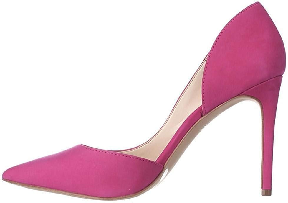 Womens Kenjay Leather Pointed Toe D-Orsay Pumps