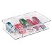 InterDesign Linus - Stackable Drawer Organizer for Glasses - Clear - 10.75 x 7.25 x 2.5 inches