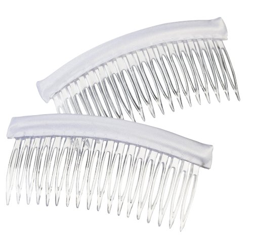 Darice VL3036 Long Fabric Edge Comb, White, 4 by 2-Inch, 2 Per Pack