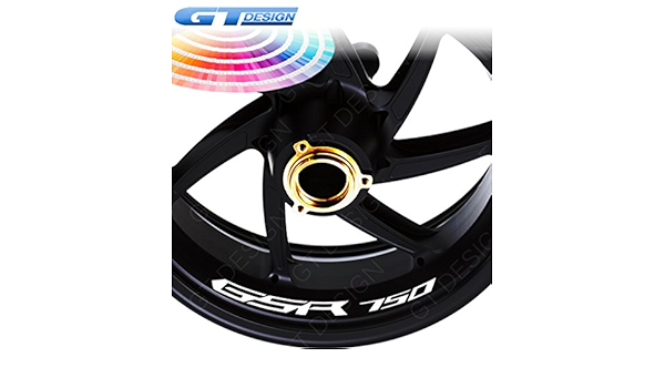 Stickers SUZUKI GSR 750 para llantas moto-Juego de 4 ...