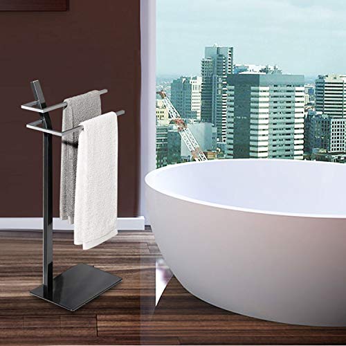 FOYUEE Free Standing Towel Rack for Bathroom Outdoor Pool Hand Beach