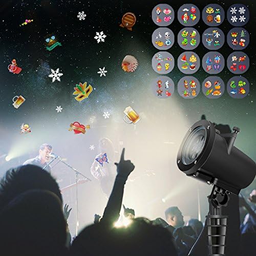 landscape lighting Christmas Projector night Light for Holiday Wedding Banquet Party Landscape Garden Lawn Decoration Moving Landscape Indoor Outdoor Indoor