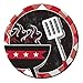 Grill Master Picnic BBQ Party Supply Pack! Bundle Includes Paper Plates & Napkins for 8 Guests