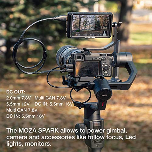 MOZA Air 2, 2019 New Camera Gimbal Stabilizer with OLED Display Spark Power Supply Lens Control System, for DSLR Mirrorless and Pocket Cinema Cameras Within 9 Lb, 16h Run-time Auto Tuning