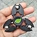 Fidget Hand Play Spinner Toys, 2017 Brighting Chrome Steel Ball Counterweight 360 High Speed Decompression Focus Gifts for Children Adults Spin 3-5 Mins (Black)