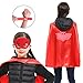 The Mass Catboy Owlette and Gekko Costumes, Superheros Capes and Mask Matching Slap Bracelet for Kids Costume and Dress up