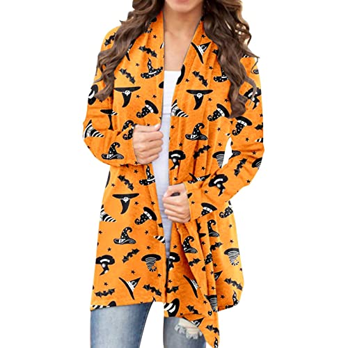 Pumpkin Sweater Womens Cardigan Black Summer