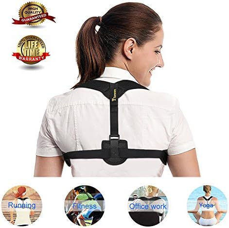 Back Posture Corrector Braces For Women &amp; Men,Upper Back Shoulder Supports Adjustable Effective Comfortable Posture,Posture Straightener Clavicle Supports For Back Pain Relief