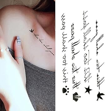 Amazon Com Oottati Small Cute Temporary Tattoo Bird Crown Amazon Com Oottati Small Cute Temporary Tattoo Bird Crown