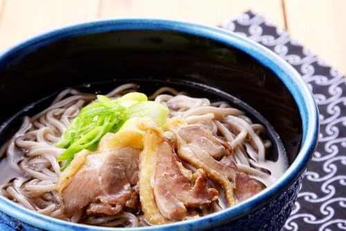 Amazon 山形谷地名物 冷たい肉そば セット 130g 4人前 丸松農園 そば 通販
