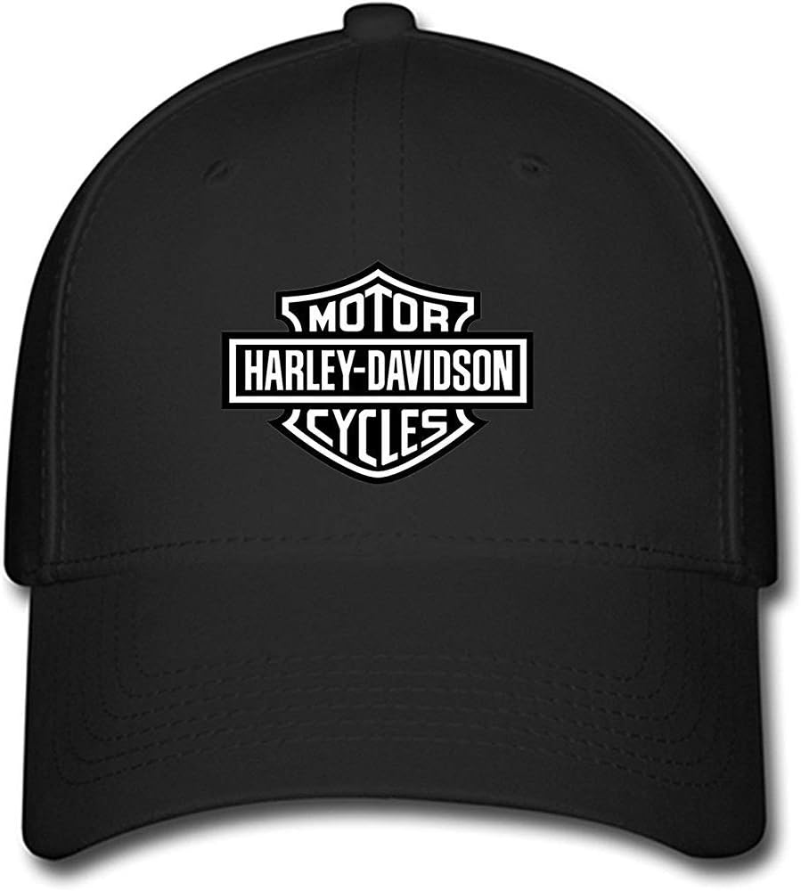 ObduliO LJSWG Unisex Adjustable Harley Davidson Logo Hat One Size Black