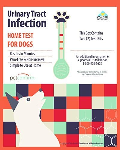 Instant Urinary Tract Infection (UTI) Testing Kit For Dog Early Screening At Home (2 Tests Per Package) by PetConfirm