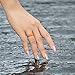 Founvar Silicone Wedding Ring for Women 10 Pack 5.5mm Wide & Glitter Womens Rubber Wedding Ring Bands Size 5 6 7 8 9