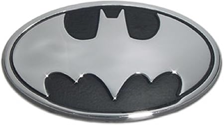 Amazon バットマン楕円形3dクロームオートエンブレム エンブレム 車 バイク