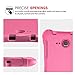 MoKo Samsung Galaxy Tab A 7.0 Case - Kids Friendly Ultra Light Weight Shock Proof Super Protective Cover Case for Samsung Galaxy Tab A 7.0 Inch Tablet 2016 Release (SM-T280 / SM-T285 Version), MAGENTA